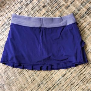 Violet lululemon pacesetter skirt/skort